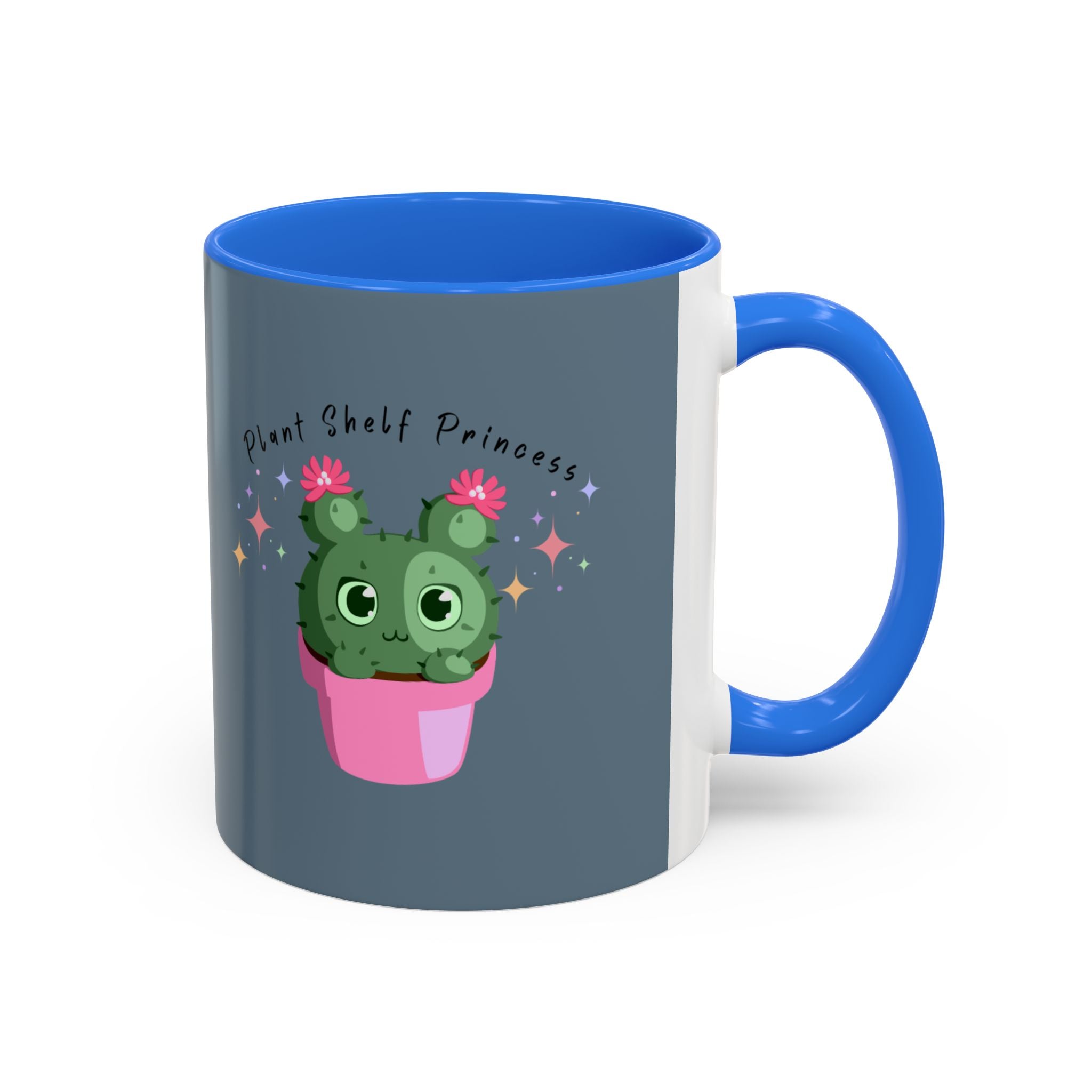 Plant Shelf Princess Ceramic Mug — Cute Cactus 11oz/15oz Gift