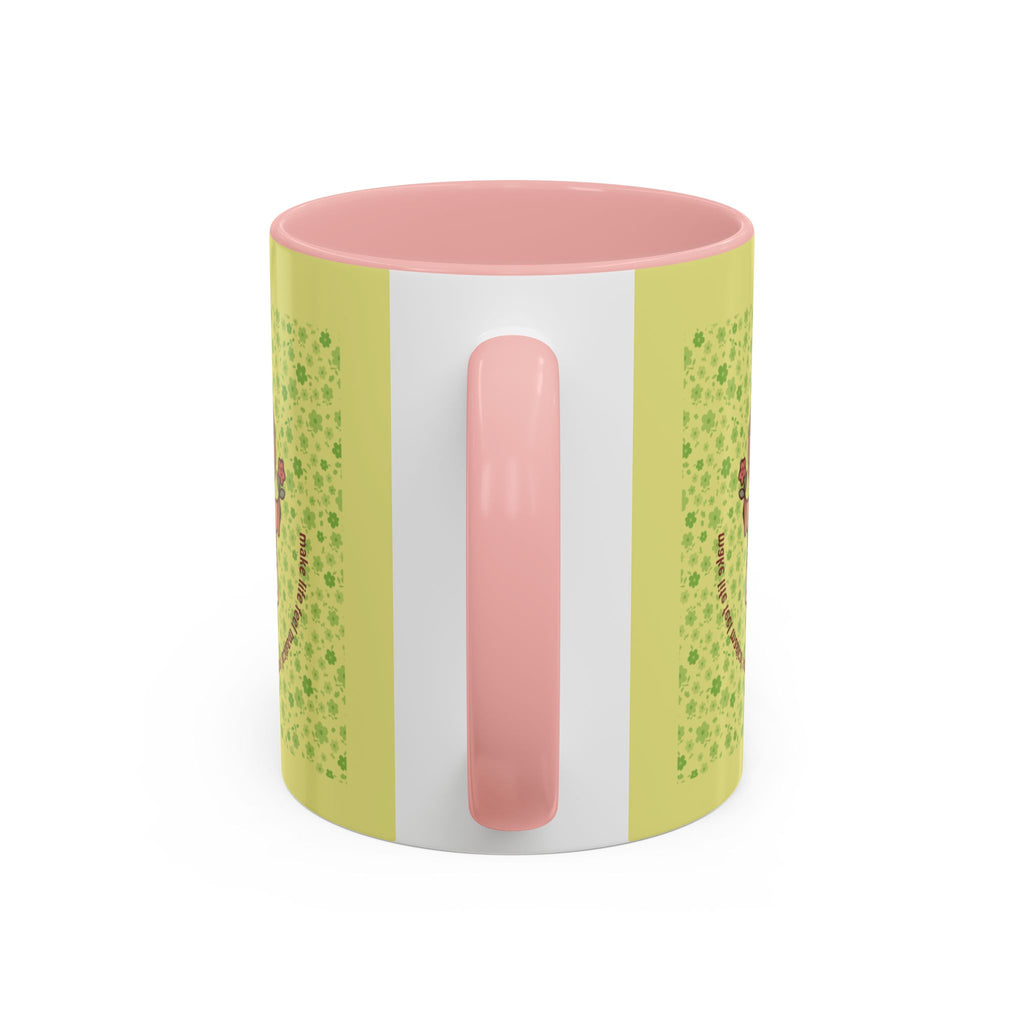 Cute ‘Tiny Sprouts’ Accent Coffee Mug – Kawaii Garden Capybara Design (11/15 oz)