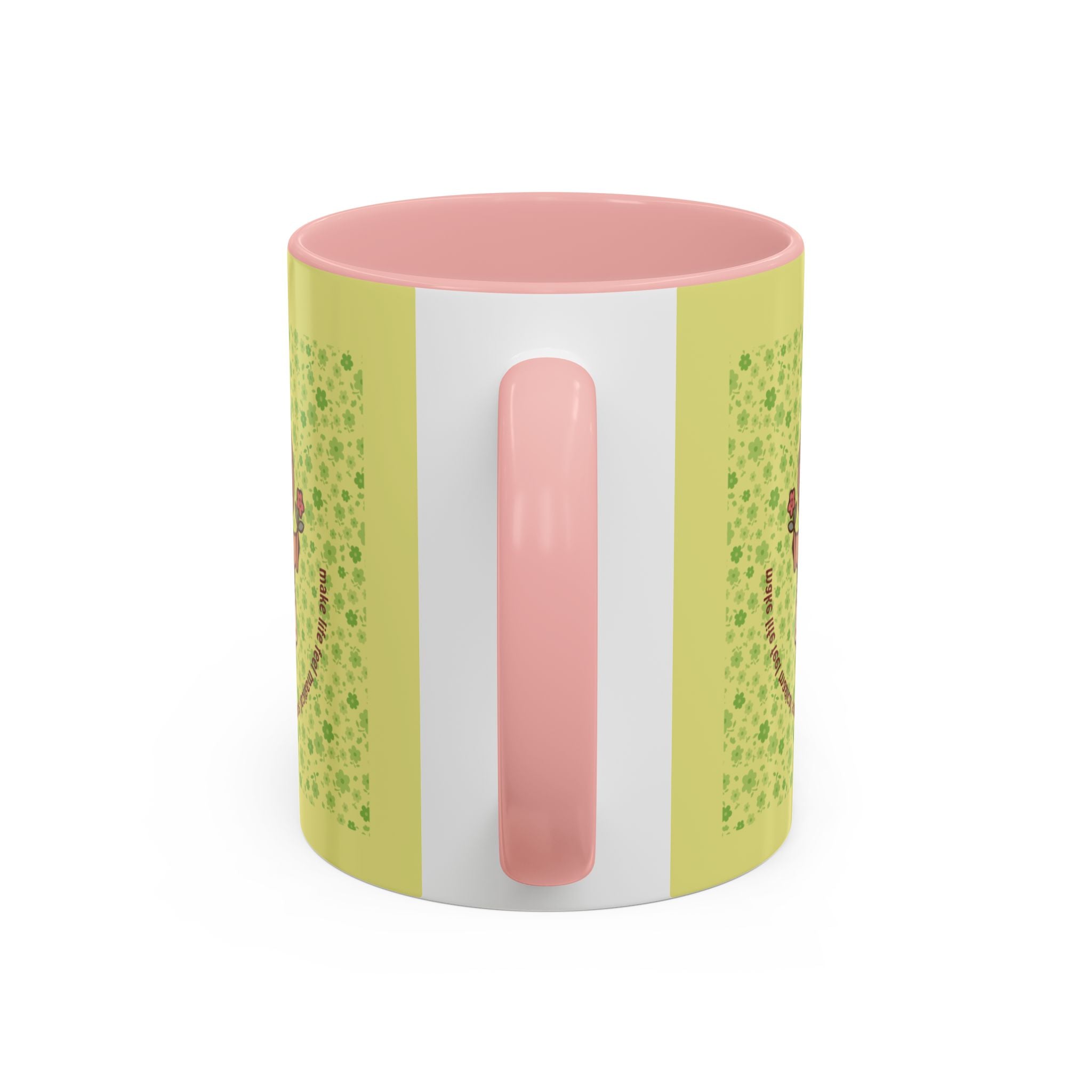 Cute ‘Tiny Sprouts’ Accent Coffee Mug – Kawaii Garden Capybara Design (11/15 oz)