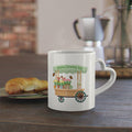 Floral Market Cart Mug — 'Home Grown' Flower Shop Coffee Cup