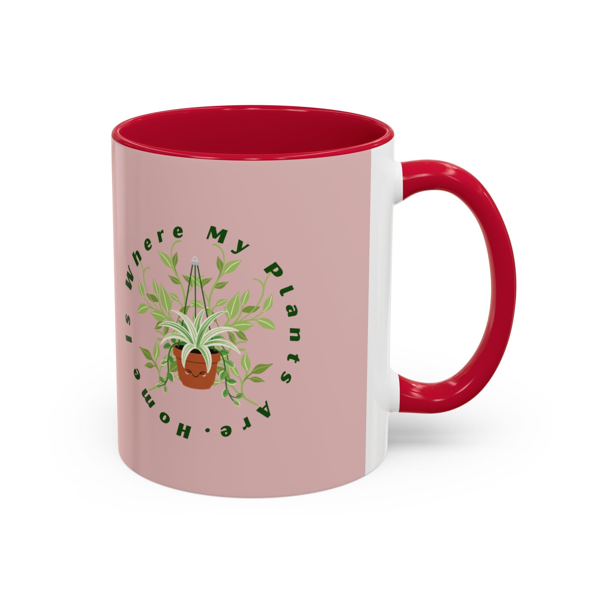 Plant Mom Mug – 'Home Is Where My Plants Are' Ceramic Coffee Cup (11oz & 15oz)