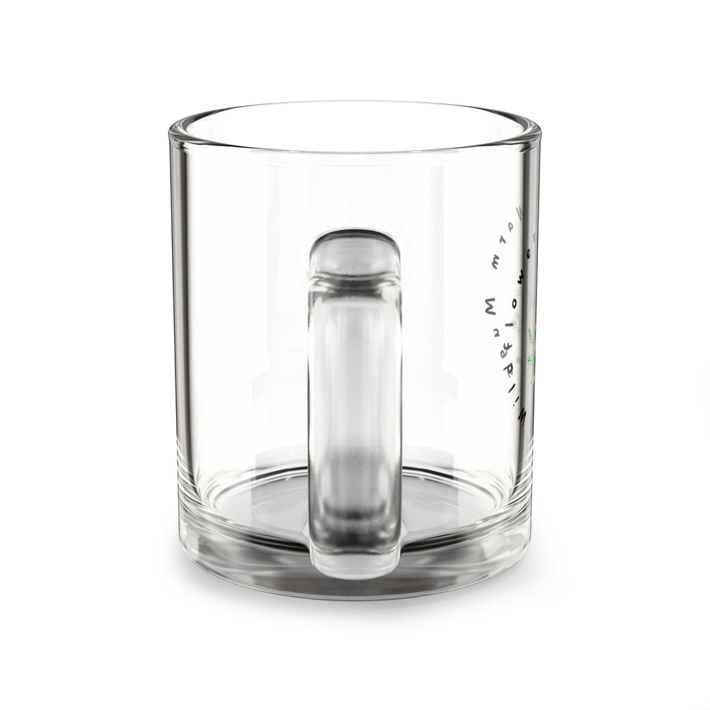 Glass Mug — Wildflowers & Warm Mornings 10 oz