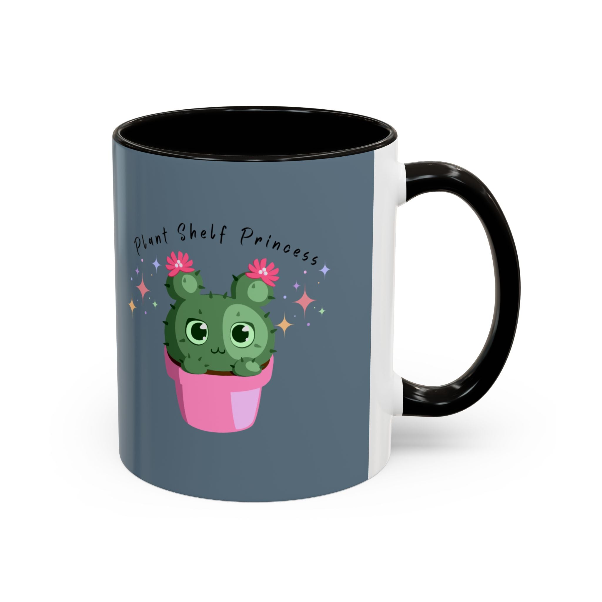 Plant Shelf Princess Ceramic Mug — Cute Cactus 11oz/15oz Gift