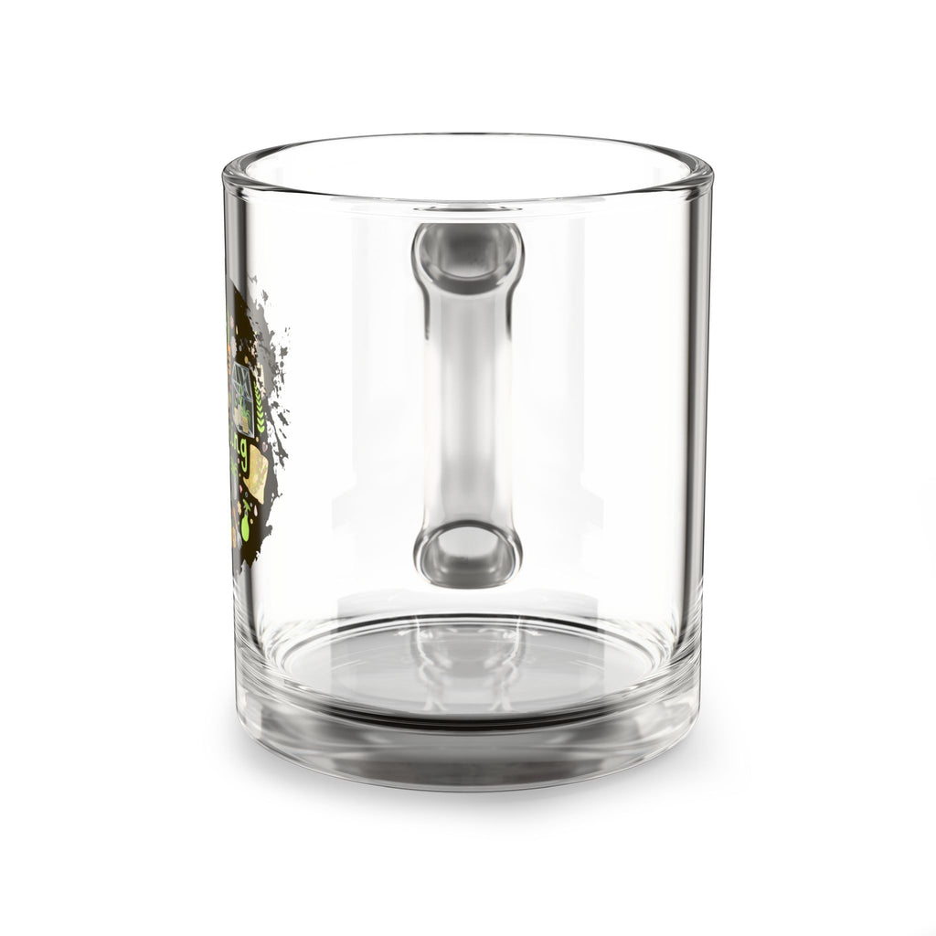 Gardening Glass Mug 10oz — Cute Garden Tools Design