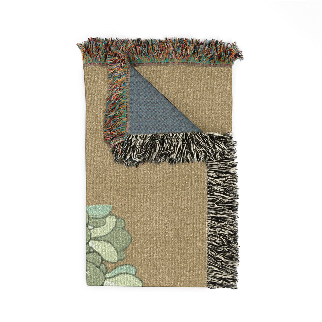 Cute Brown Capybara Woven Blanket