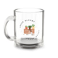 Glass Mug - Fresh Blooms Plant Lover 10oz Clear Coffee Tea Cup