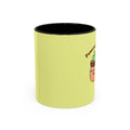 Powered by Plants Succulent Coffee Mug – Cute Kawaii Plant Lover Gift (11/15oz)
