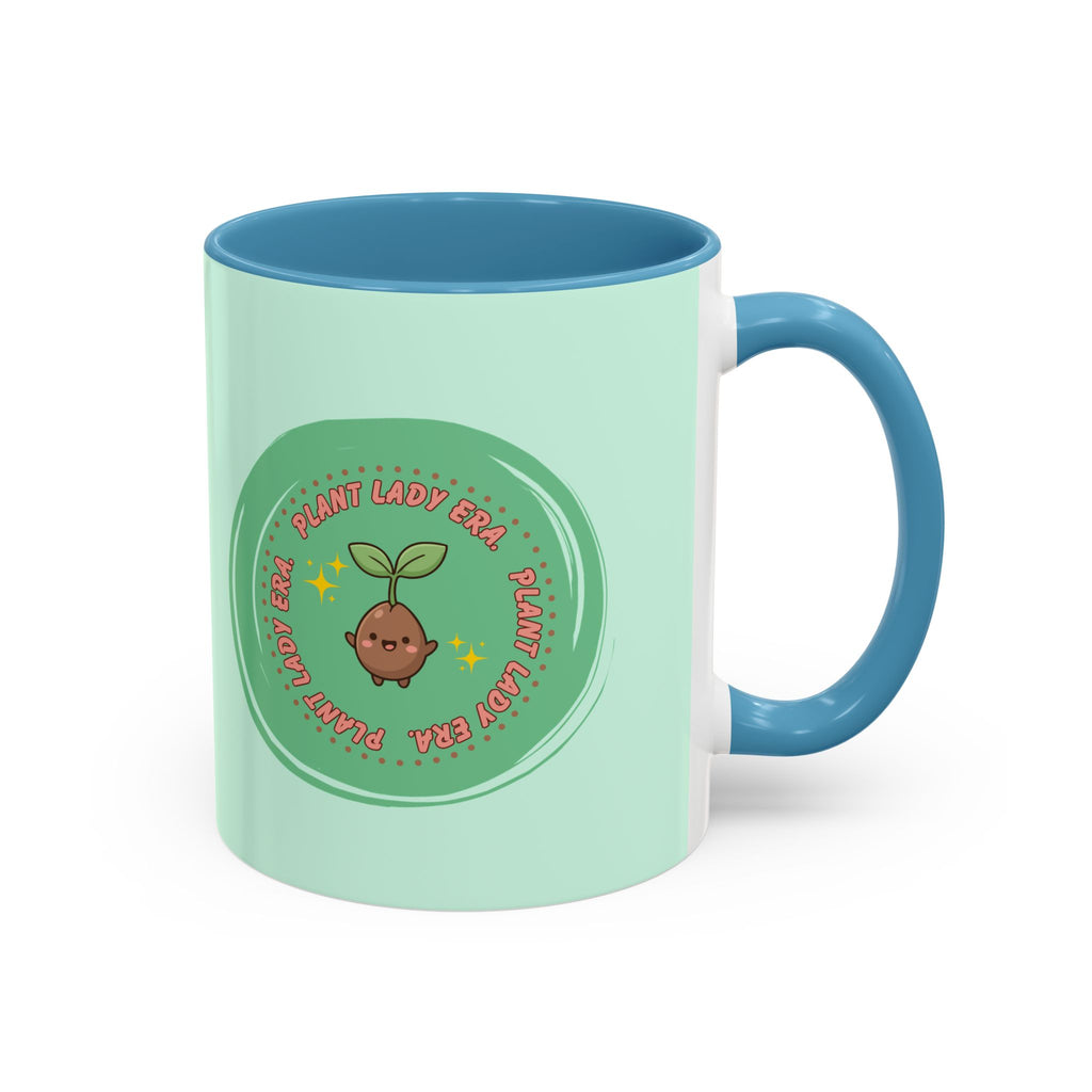 Plant Lady Era Coffee Mug — Cute Sprout Accent Mug (11/15oz)