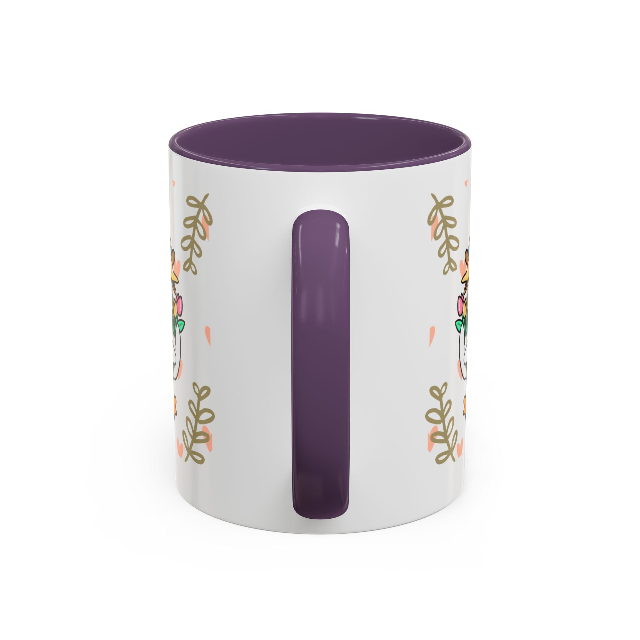 Coffee Mug — Cute Duck Carrying Plants “I Have Plants Tonight” Accent Mug