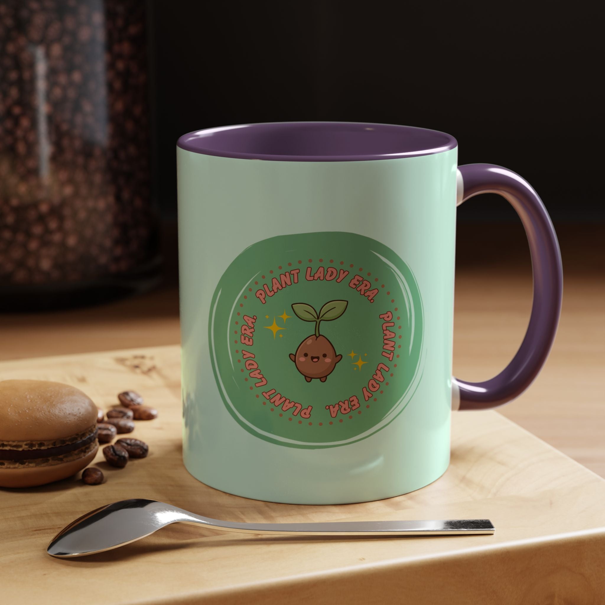 Plant Lady Era Coffee Mug — Cute Sprout Accent Mug (11/15oz)