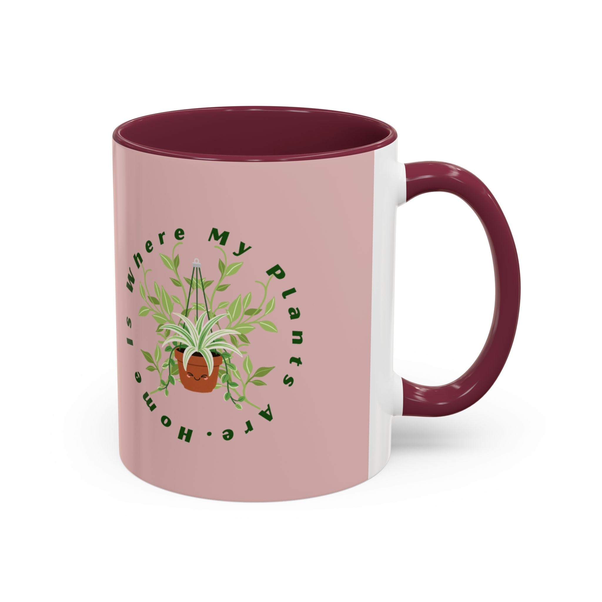 Plant Mom Mug – 'Home Is Where My Plants Are' Ceramic Coffee Cup (11oz & 15oz)