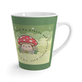Latte Mug — Cute Mushroom & Daisy Morning Coffee Cup