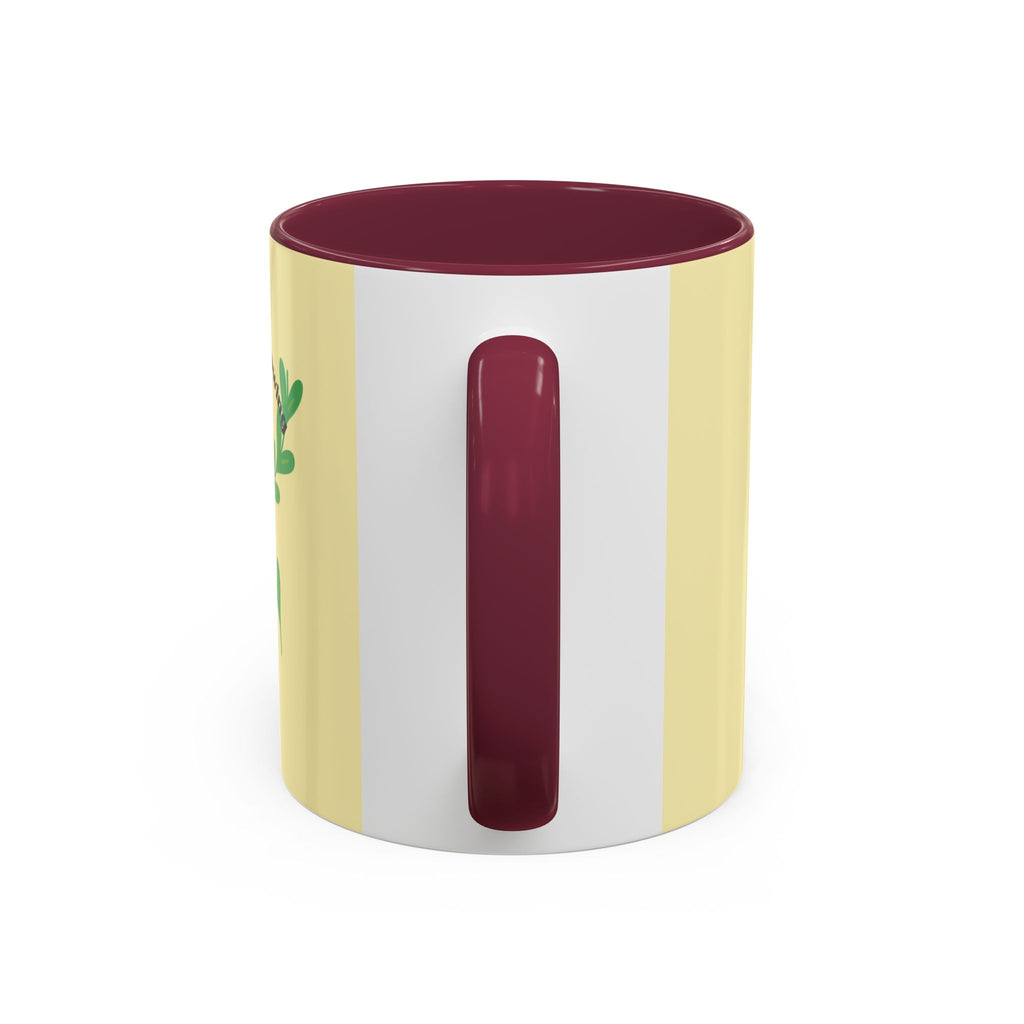 Yellow Rain Boot Floral Mug — “Garden Cuteness Growing” Coffee Cup (11oz/15oz)