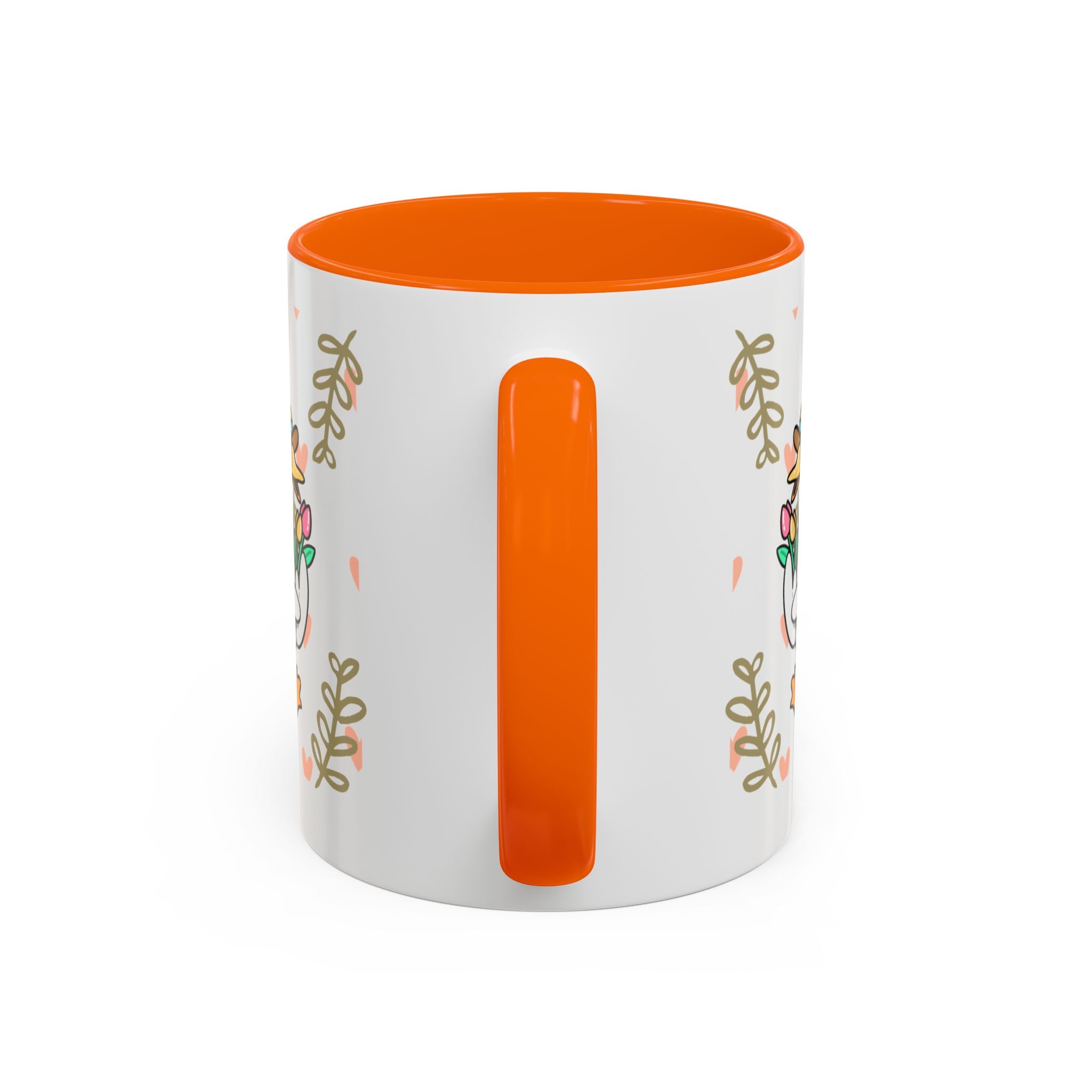 Coffee Mug — Cute Duck Carrying Plants “I Have Plants Tonight” Accent Mug