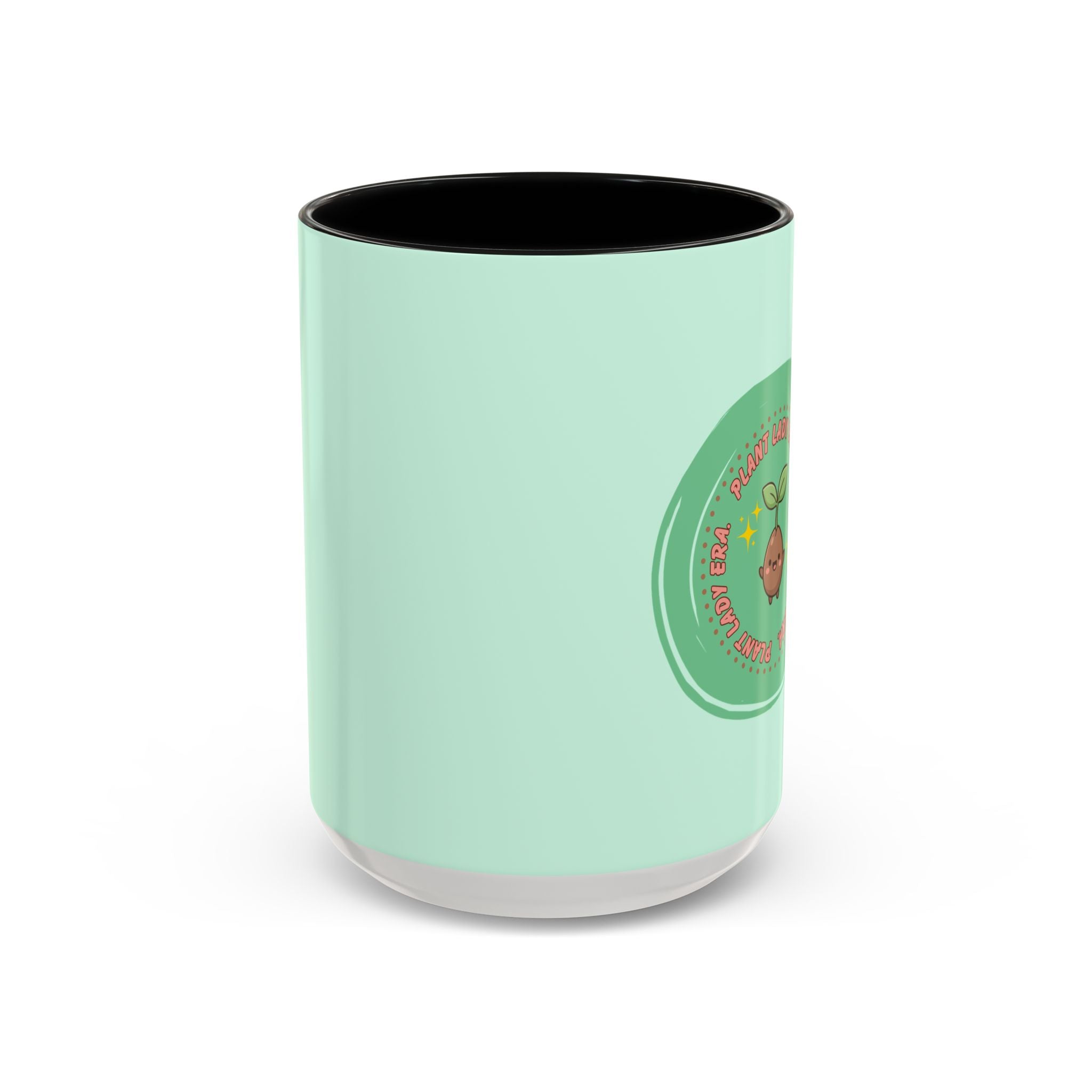 Plant Lady Era Coffee Mug — Cute Sprout Accent Mug (11/15oz)
