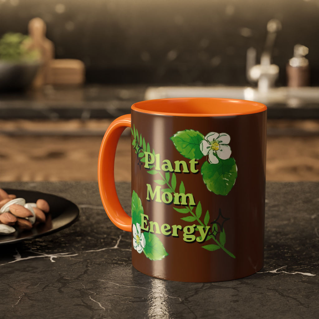 Plant Mom Energy Mug — Botanical Coffee Cup (11oz & 15oz)
