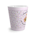 Latte Mug - Pink Daisy Floral Coffee Cup ("Bring Me Flowers Like They're Tiny Sunrises")