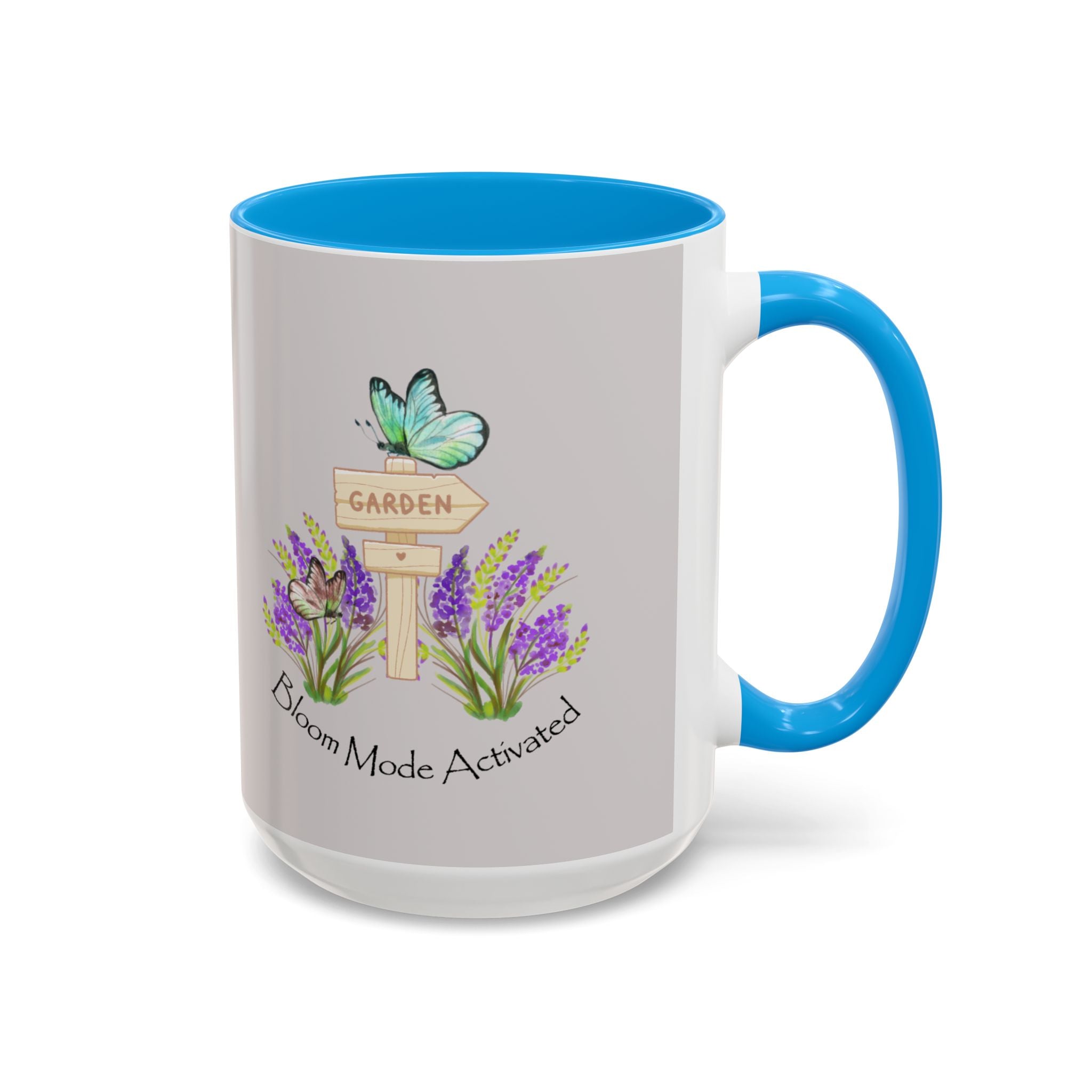 Bloom Mode Activated Mug – Floral Garden Butterfly Coffee Cup (11oz/15oz)