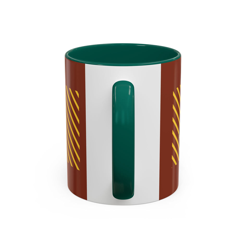 Cute Caterpillar Striped Coffee Mug (11oz, 15oz) — Colorful Novelty Tea Cup