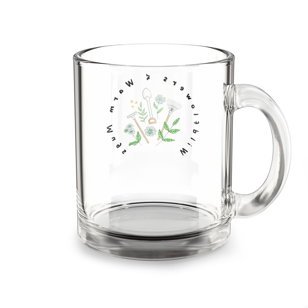 Glass Mug — Wildflowers & Warm Mornings 10 oz