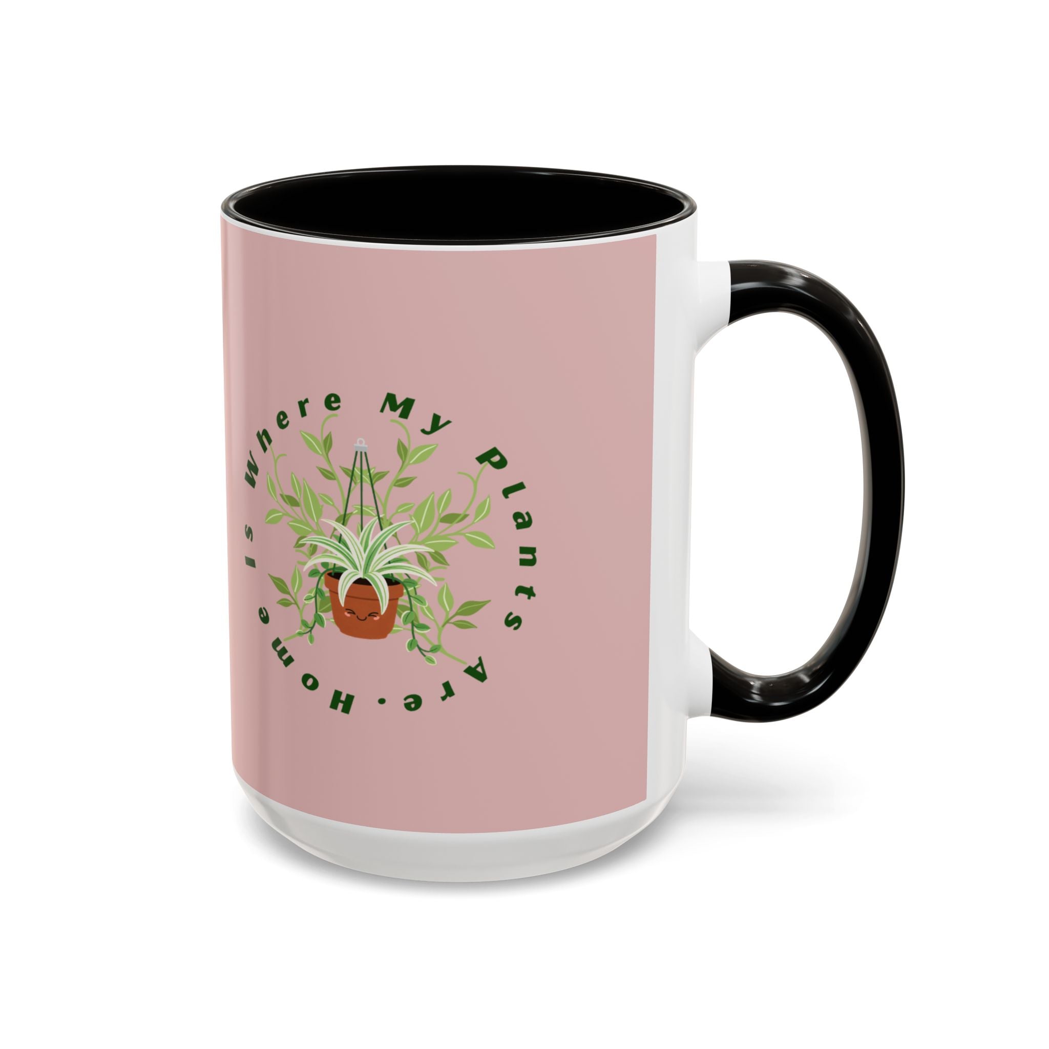 Plant Mom Mug – 'Home Is Where My Plants Are' Ceramic Coffee Cup (11oz & 15oz)
