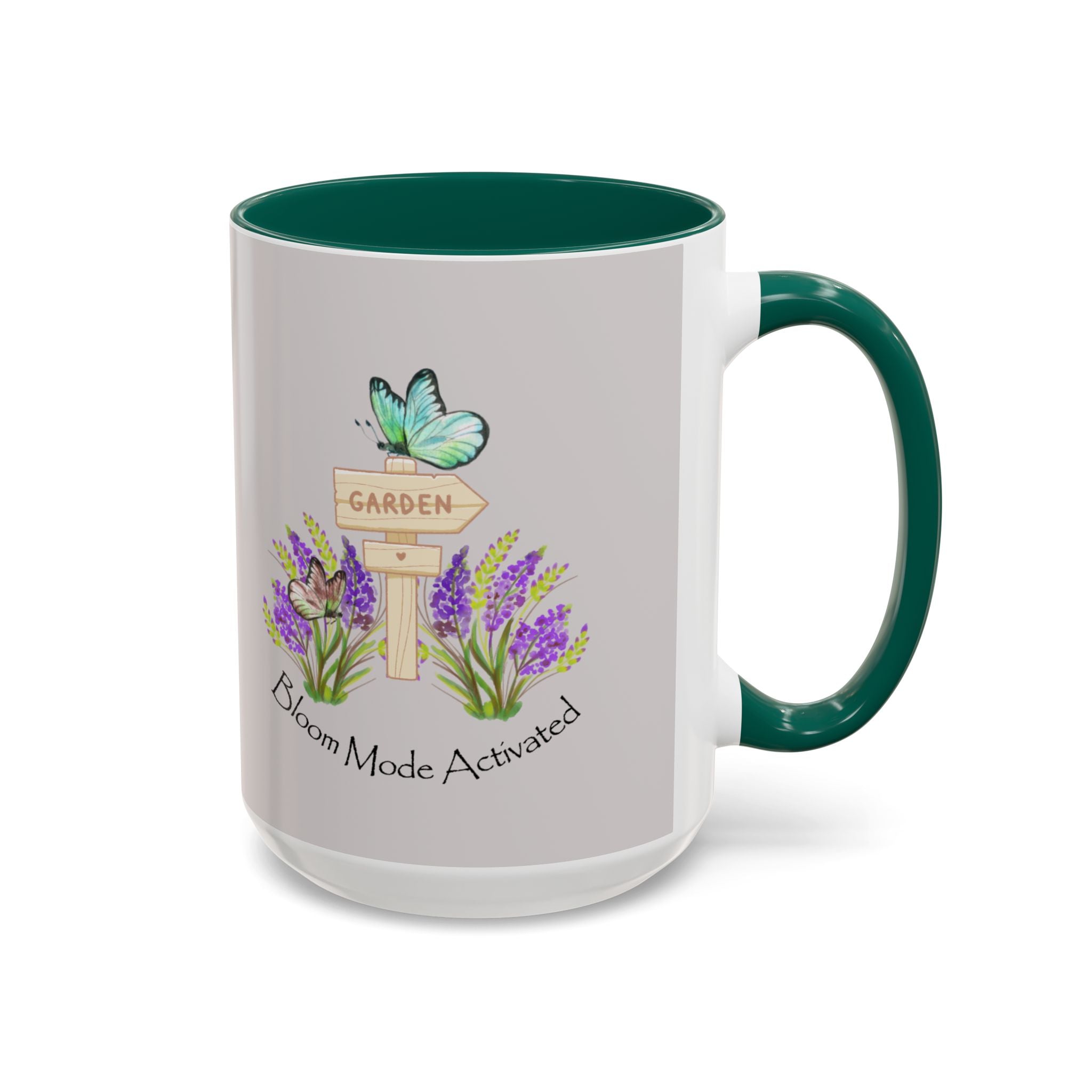 Bloom Mode Activated Mug – Floral Garden Butterfly Coffee Cup (11oz/15oz)