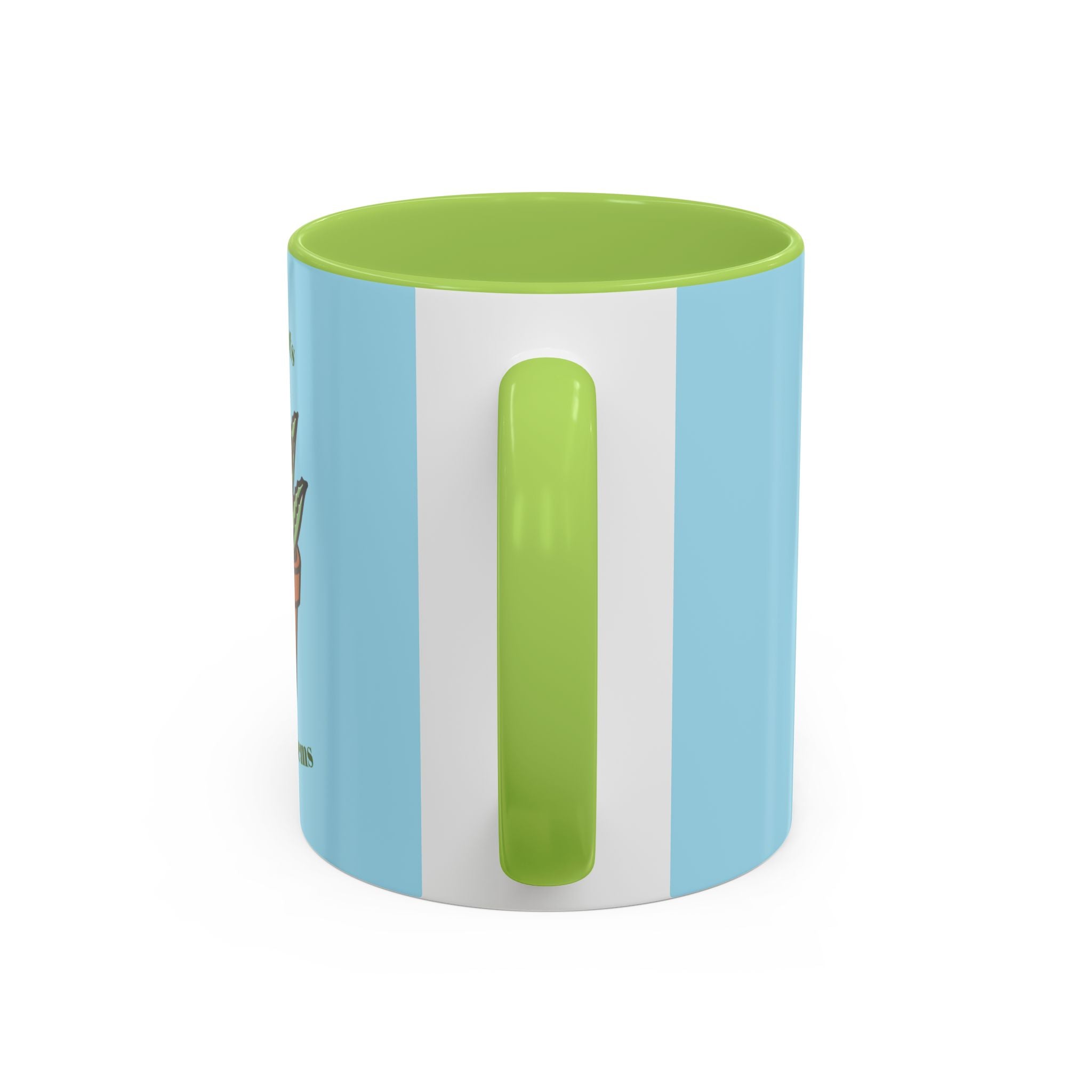 Cute Plant Lover Coffee Mug — "More Plants, Less Problems" Accent Ceramic Mug