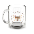 Glass Mug — "Garden Cutie Forever" 10oz Clear Coffee Tea Cup