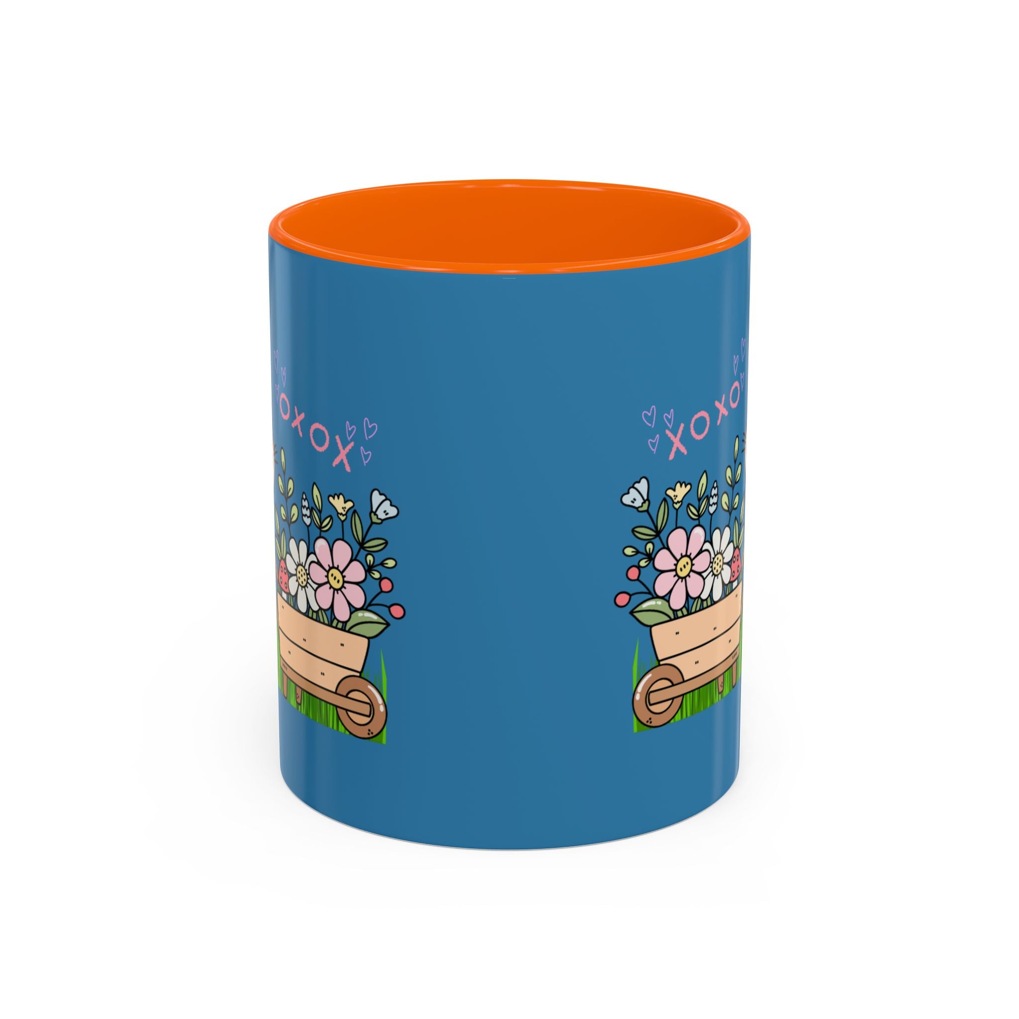 Cute Mouse Floral Coffee Mug — 'XOXO' Accent 11/15oz