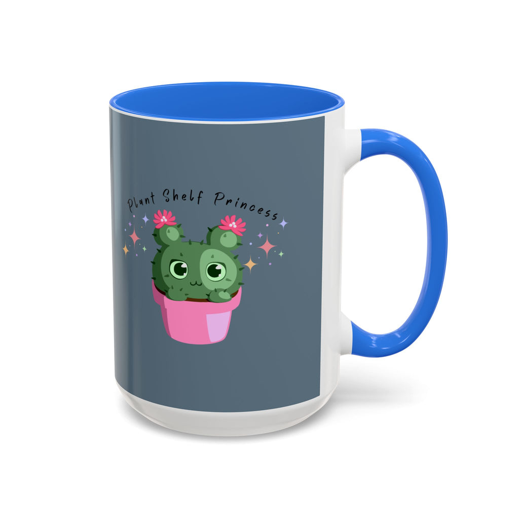 Plant Shelf Princess Ceramic Mug — Cute Cactus 11oz/15oz Gift