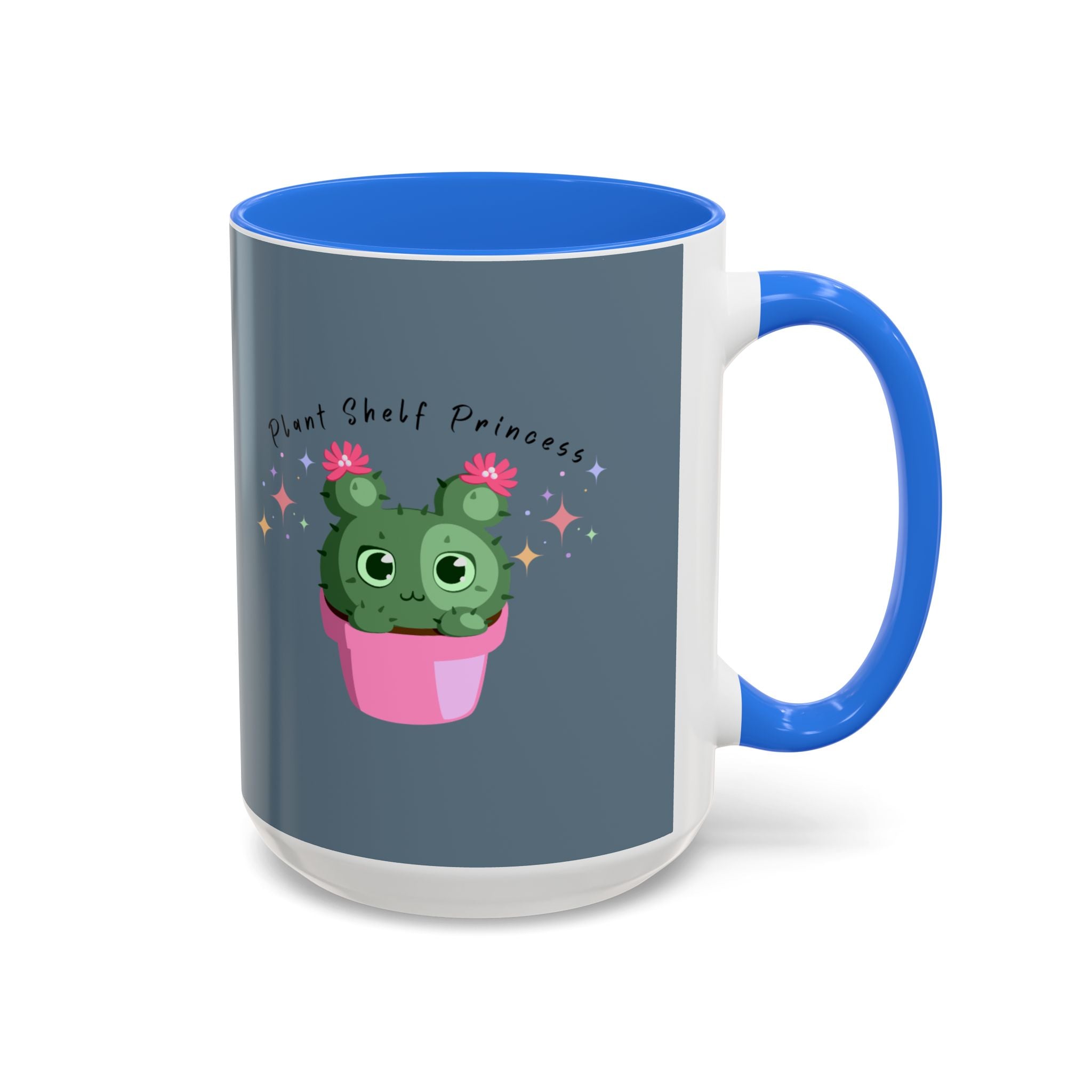 Plant Shelf Princess Ceramic Mug — Cute Cactus 11oz/15oz Gift
